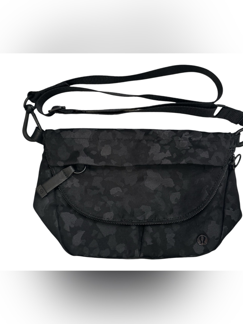 Lululemon All Night Festival Bag 5L Crossbody Fragment Camo Jacquard Black OS